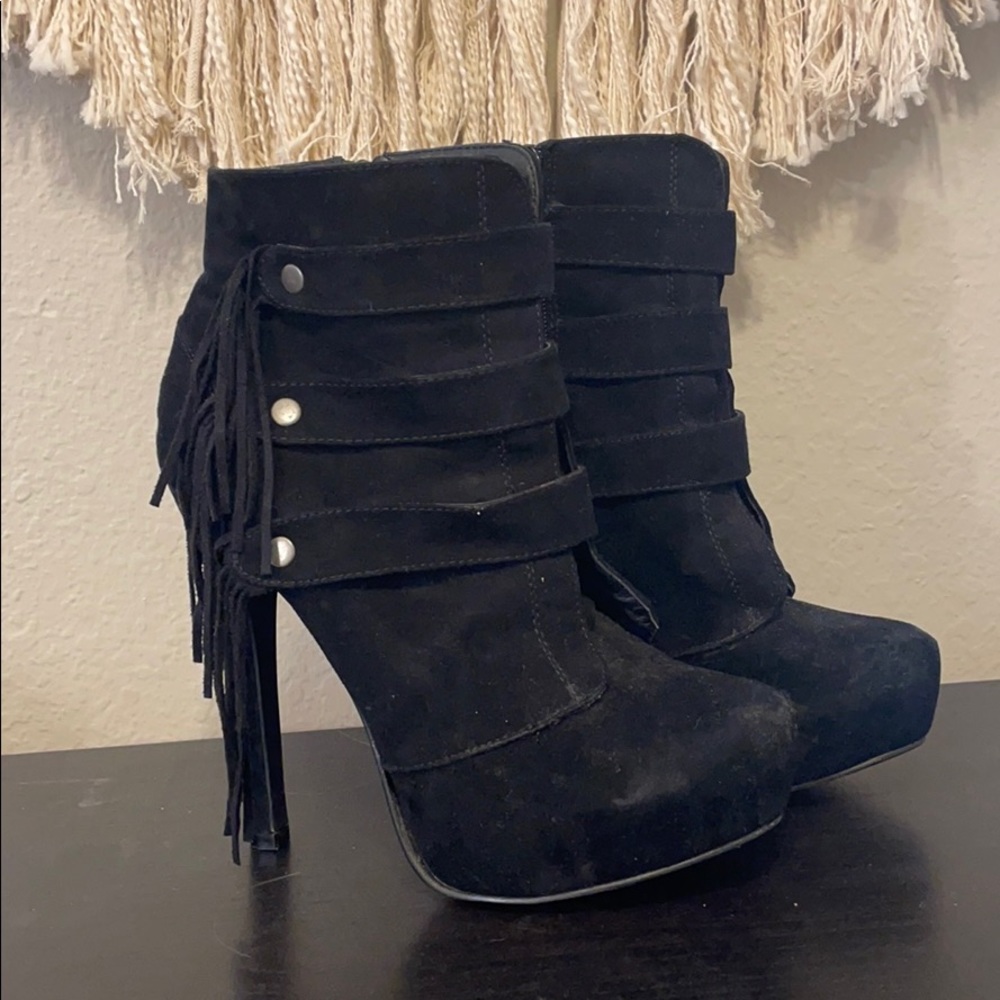 Fringe Booties from Just Fab!